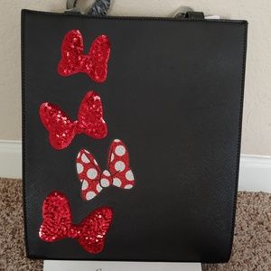 NWT Disney Parks Minnie Mouse Sequined Bow Purse